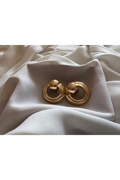 RİSE Gold hoop earrings