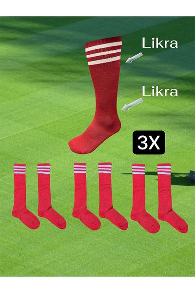 Woov Football Socks 3 Professional Sports Socks Children and Adults
