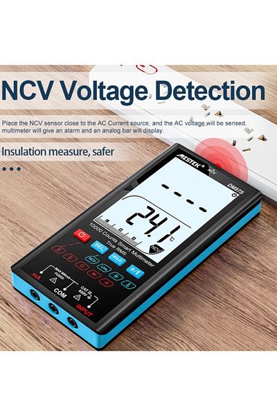 Mestek Dm97A Large Screen Automatic Range Portable Multimeter