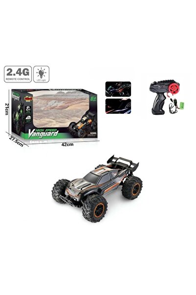 TRUST STORE Kumandalı 40 CM Dev Off-Road Araba 15KM/H Hızlı, Şarjlı, 2.4GHz RC Arazi Aracı 9010-6F TURUNCU