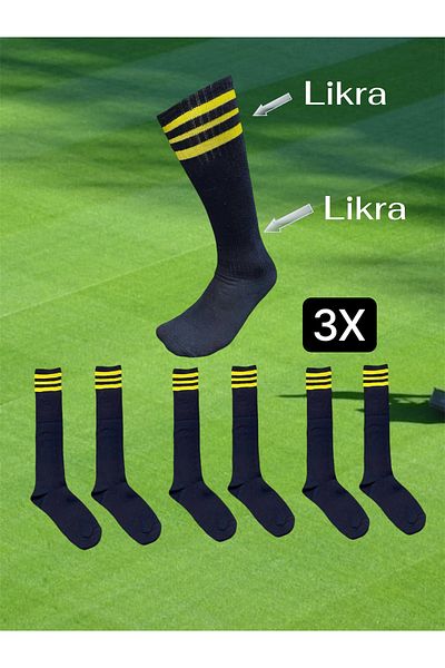 Woov Football Socks 3 Professional Sports Socks Children and Adults