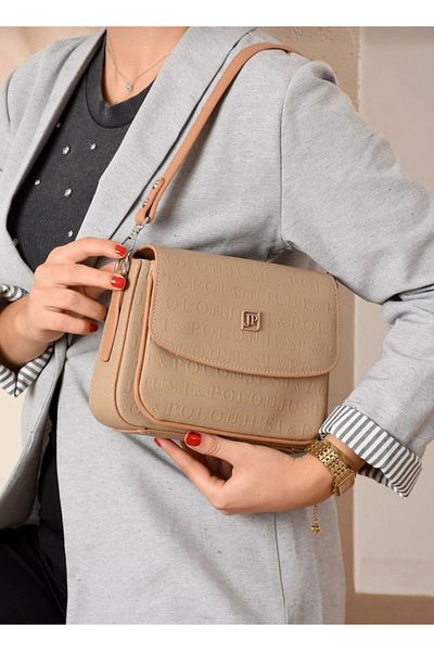 çkn sedat çakan çanta & fular & aksesuar 3 Compartment Lid Model Women Shoulder Bag