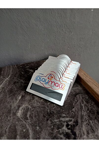 umurcraft Κάρτα ονομασίας με μεταλλική βελόνα 25 τεμαχίων, με τυπωμένο λογότυ...