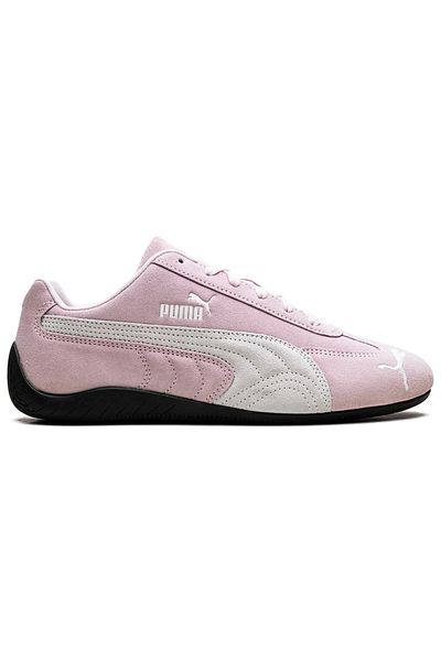 Puma Speedcat OG Women’s Sneakers – Pink/White Suede with Classic Racing Design
