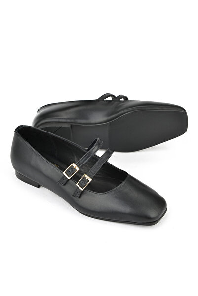 Ziya , Balerini de damă din piele naturală 1531054Z3401 Negru