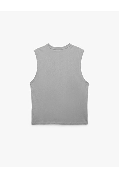 Koton Crew Neck Regular Fit Cotton Sleeveless T-Shirt