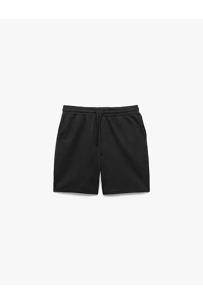 Koton Pocket Detailed Bermuda Waist Lace up Shorts