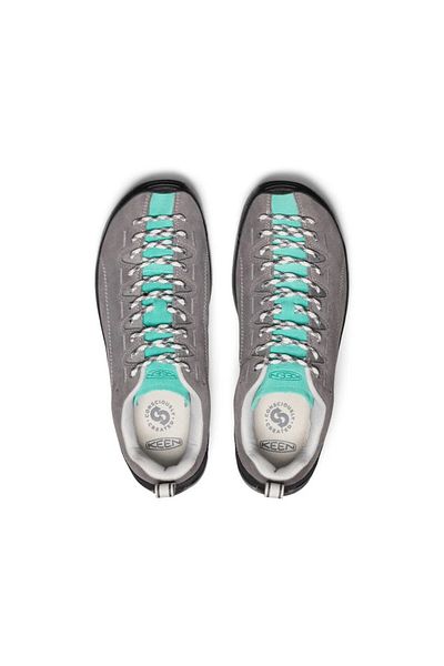 Keen 1030673 Jasper Steel Gray/Bright Aqua Men's Outdoor Shoes