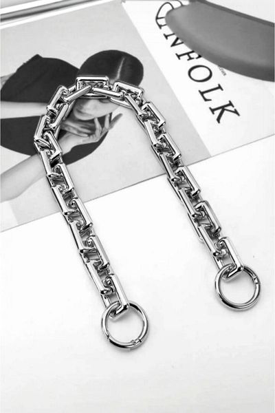 Nildenhobim Silver Color Accessory Hand and Shoulder Bag Strap Length: 53 cm