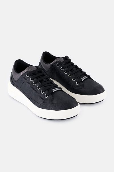Geox Women D Dalys A Lace Up Casual Shoes, Black