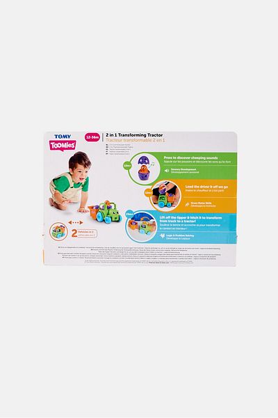 Tomy 2 in 1 Transforming Tractor, Multicolor