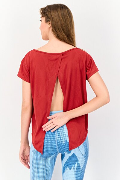 Asics Women Sportswear Fit Short Sleeve Training T-shirt, Red