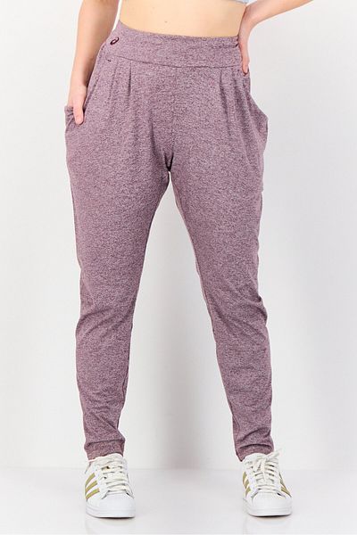 Asics Women Sportswear Fit Drawstring Training Track Pants, Mauve