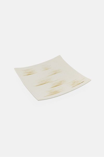 Maser Square Dessert Plate, White