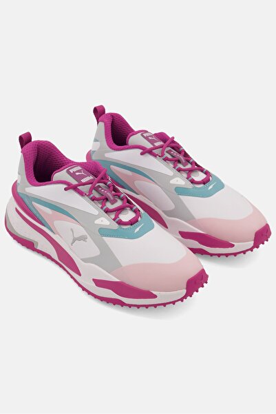 Puma Women Gs Fast Running Waterproof Shoes, White Combo