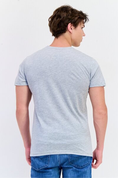 Funko My Hero Academia Men Crew Neck Short Sleeves Deku T-Shirt, Light Grey