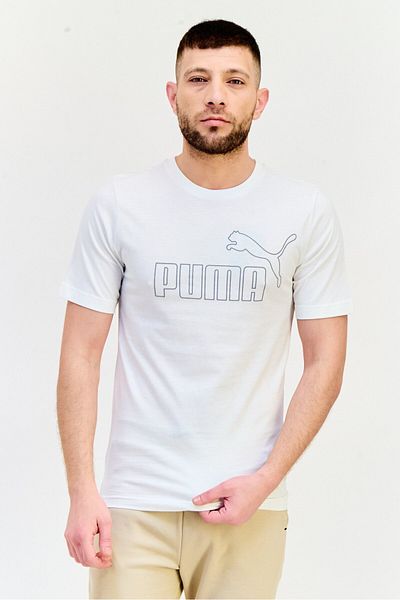 Puma Men Sportswear Fit Short Sleeve Outdoor T-Shirt, White