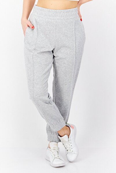 Marc New York بنطال رياضي رياضي مناسب للتدريب للنساء، رمادي