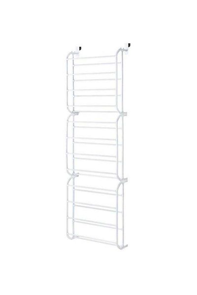 Generic Over The Door Shoe Organizer Rack White
