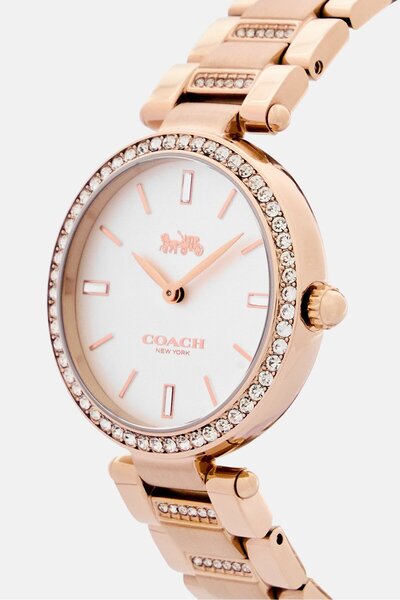 Coach Women 14503094 Crystal Quartz Watch 34 mm, Rosegold