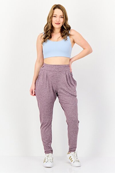 Asics Women Sportswear Fit Drawstring Training Track Pants, Mauve