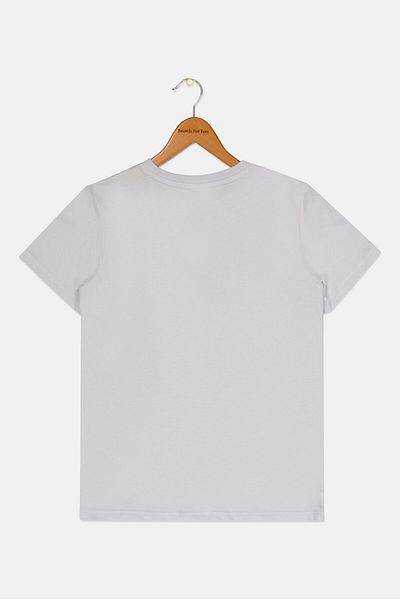 Puma Kids Boy Sportswear Fit Short Sleeves Training T-Shirt, Light Grey