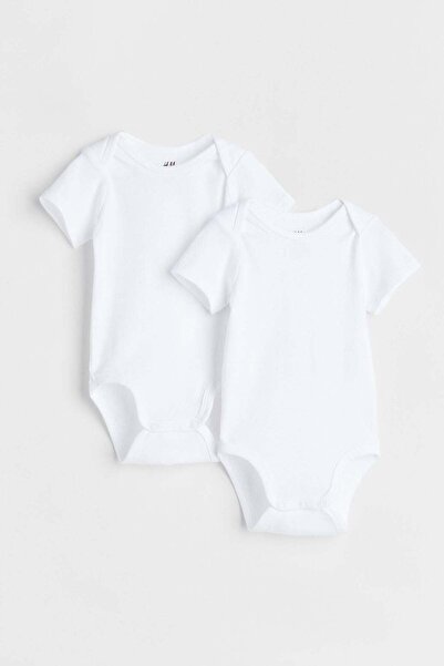 H&M 2-pack short-sleeved bodysuits