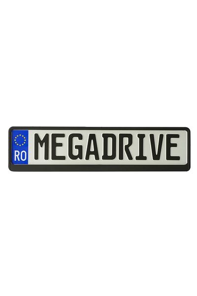 Mega Drive Suport Numar Inmatriculare Rigleta Md 2. 1 Buc