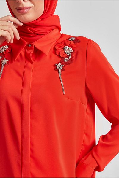 Alvina Stone Detailled Tunic 44667