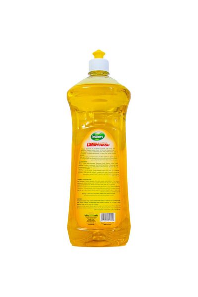 Falcon Dish Wash Liquid Lemon 1 Litre – Powerful Grease Removal, Long-lasting Clean