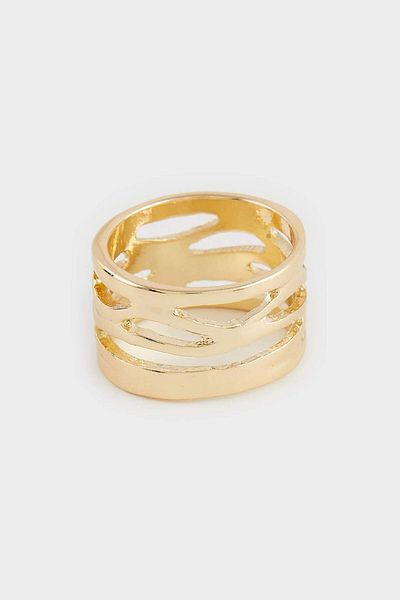 DeFacto Women's Triple Gold Ring F1322Axns