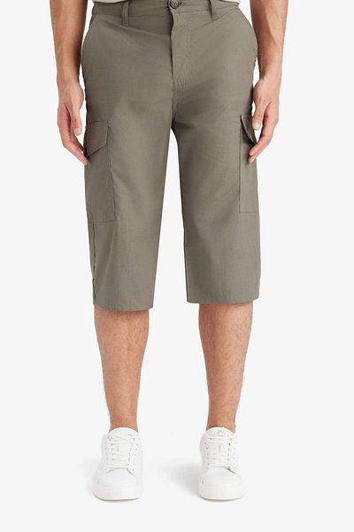 DeFacto 100% Cotton Regular Fit Capri E5363Ax25Sm