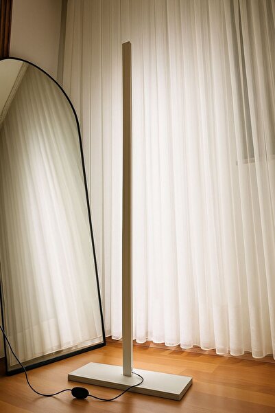 BEHLİ STORE Behli Store LED Lambader Köşe Aydınlatma Modern Minimal Tasarım Gün Işığı Renk