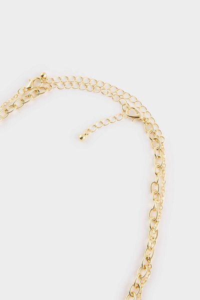 DeFacto Women's Chain Gold Necklace F5976Axns