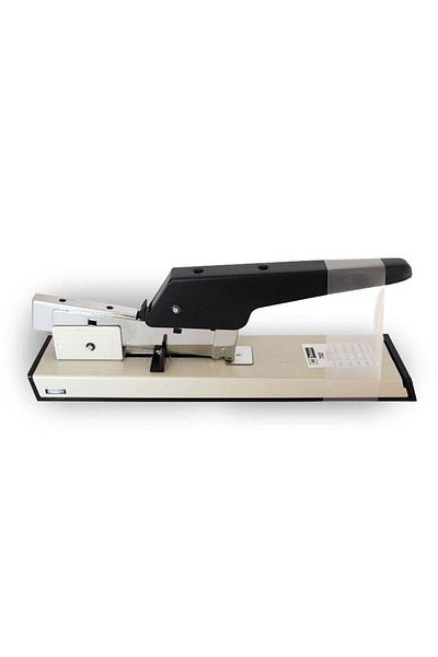 Hi Tekno Heavy Duty Stapler, Large Size Labor-Saving Stapler for Stapling 100 Pages at Once (Black/Grey)