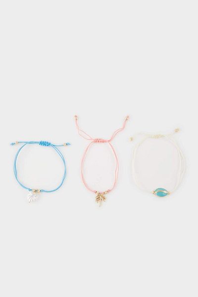 DeFacto Women's 3-Piece Drawstring Bracelet F4026Axns