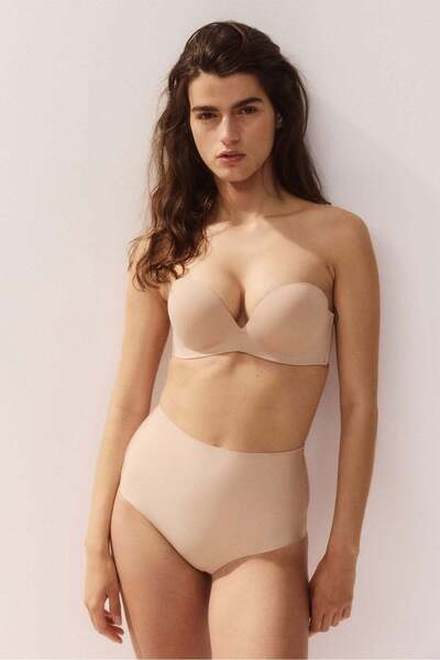 H&M Microfibre super push-up balconette bra
