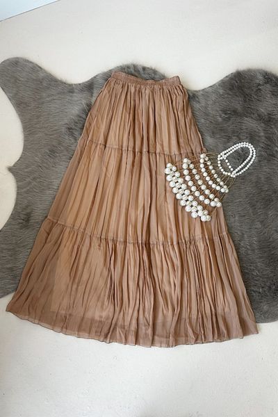 Poliyance Lara Camel Skirt