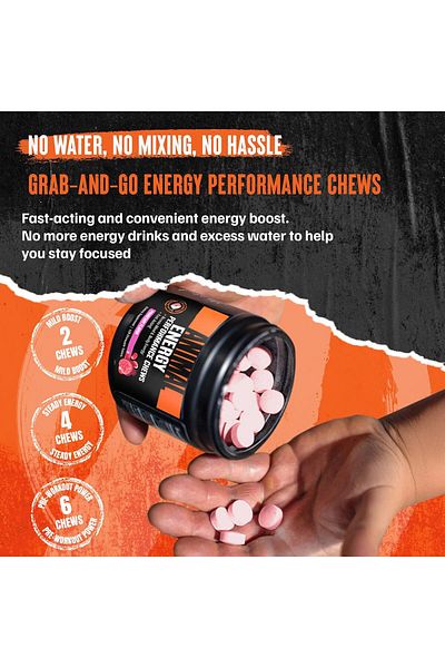 Animal Energy Performance Chews Pomberry Flavor