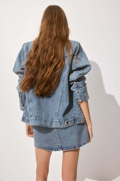 H&M Shoulder-pad denim jacket
