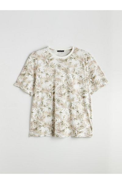LC Waikiki Ανδρικό μπλουζάκι Crew Neck Floral