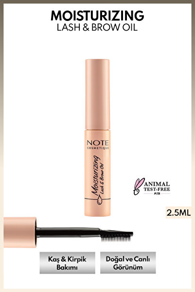 NOTE Moisturizing Lash & Brow Oil Nemlendirici ve Besleyici Kaş Kirpik Bakım Yağı