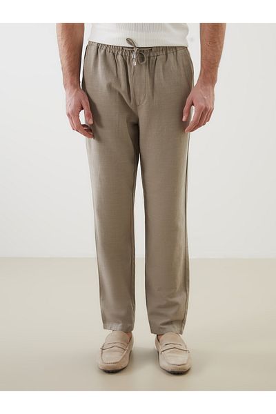 LC Waikiki Ανδρικό παντελόνι Standard Fit Linen Look