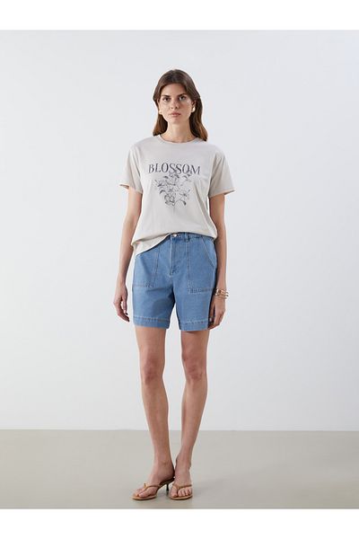 LC Waikiki Crew Neck Printed Women's T-Shirt