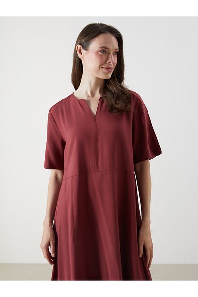 LC Waikiki A-Line Dress with Scoop Neckline