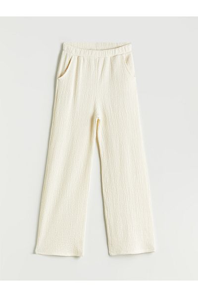 LC Waikiki Girls' Trousers with Elastic Waist
