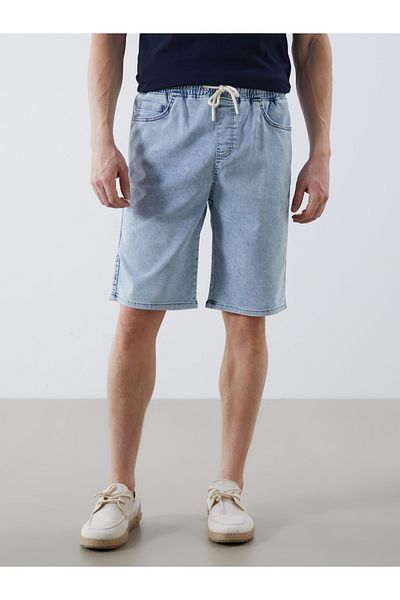 LC Waikiki Pantaloni scurți de jeans pentru bărbați, cu ajustare standard