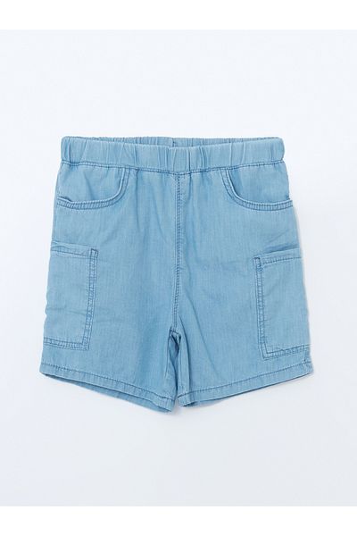 LC Waikiki Pantaloni scurți cargo pentru fete cu talie elastică