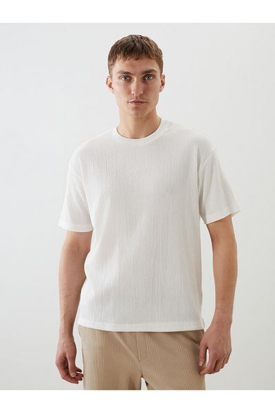 LC Waikiki Ανδρικό T-shirt με Λαιμό Crew