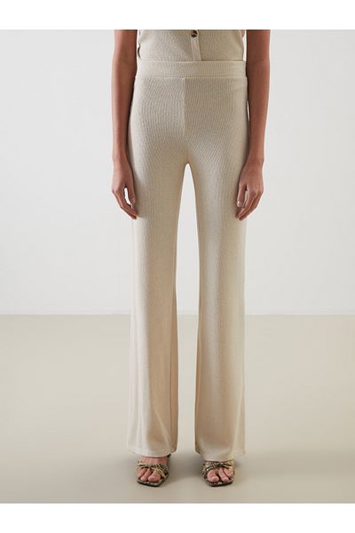 LC Waikiki Elastic Waist Flared Women's Trousers